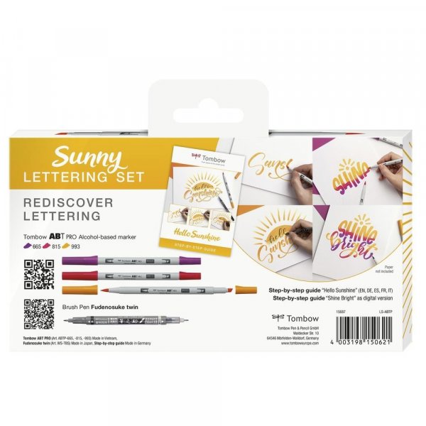 Tombow Sada Sunny Lettering Set