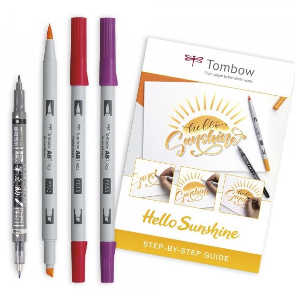 Tombow Sada Sunny Lettering Set