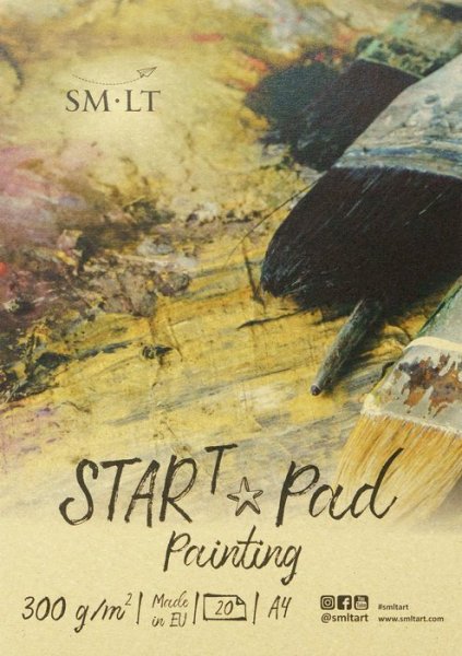 SMLT art Blok na malbu START, A4, 20 listů, 300 g/m2