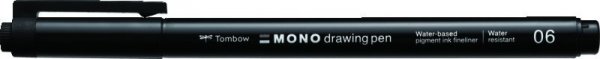 Tombow Fineliner MONO drawing pen sada Bold, 4ks