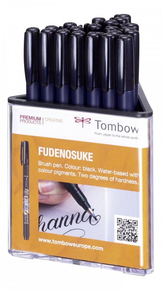 Tombow Štětcové fixy Fudenosuke, 20 ks