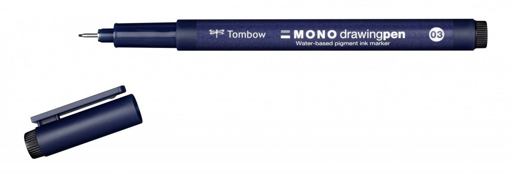 Tombow Fineliner MONO drawing pen, hrot 03
