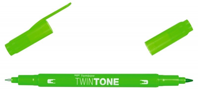 Tombow Oboustranný popisovač TwinTone, yellow green