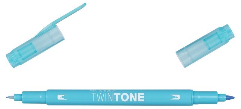 Tombow Oboustranný popisovač TwinTone, light blue