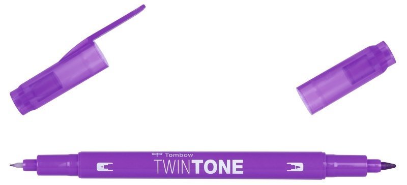 Tombow Oboustranný popisovač TwinTone, violet