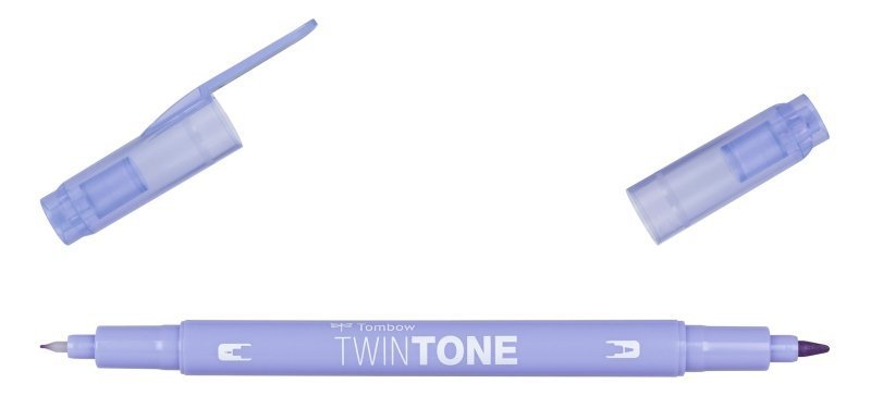 Tombow Oboustranný popisovač TwinTone, pale purple