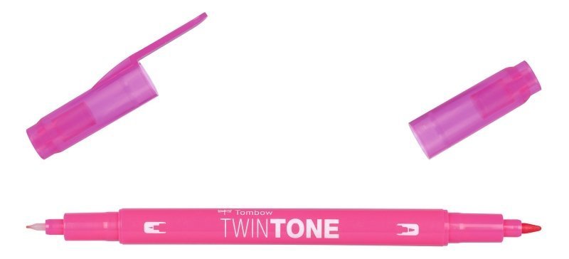 Tombow Oboustranný popisovač TwinTone, pink