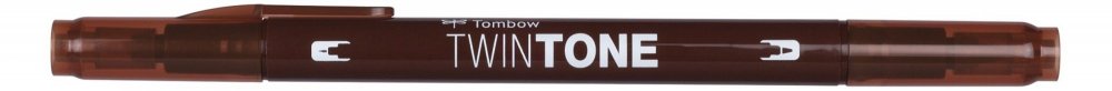 Tombow Oboustranný popisovač TwinTone, chocolate