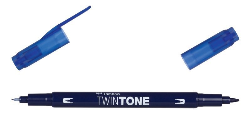 Tombow Oboustranný popisovač TwinTone, navy