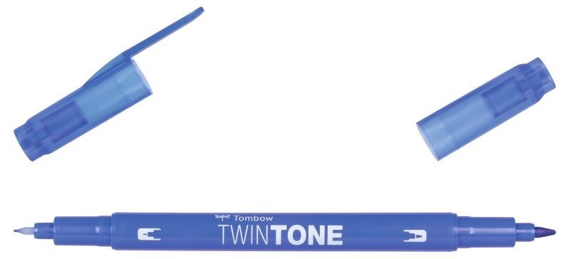 Tombow Oboustranný popisovač TwinTone, french blue