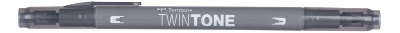 Tombow Oboustranný popisovač TwinTone, grey