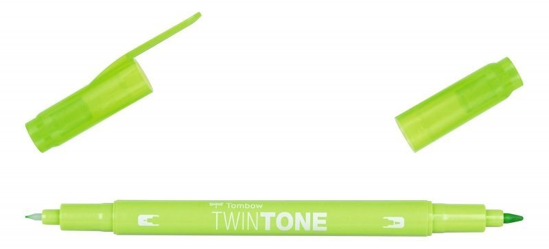 Tombow Oboustranný popisovač TwinTone, lime green