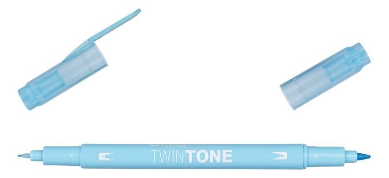 Tombow Oboustranný popisovač TwinTone, sky blue