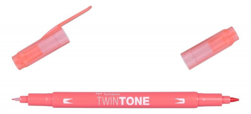Tombow Oboustranný popisovač TwinTone, cherry pink
