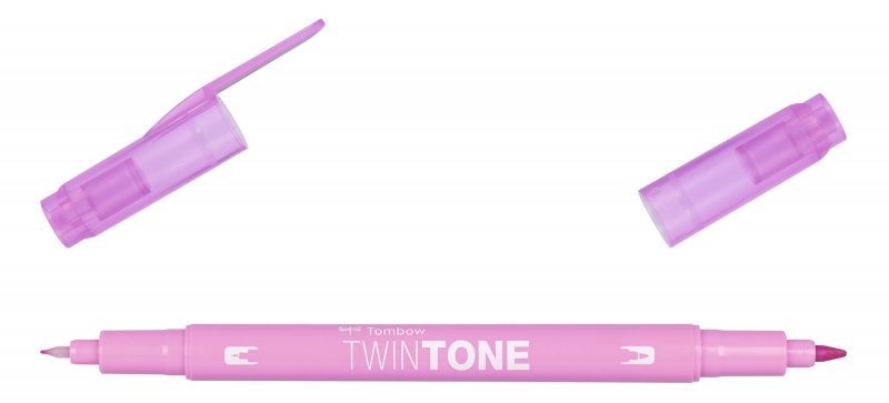 Tombow Oboustranný popisovač TwinTone, candy pink