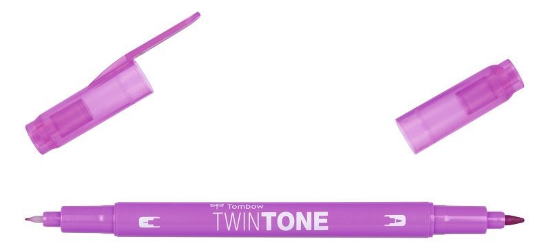 Tombow Oboustranný popisovač TwinTone, raspberry