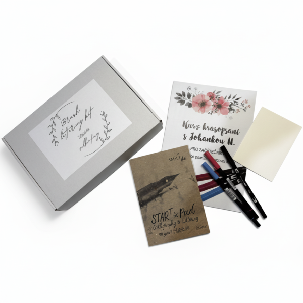 Velké štětcové fixy: Startovací sada pro začínající kaligrafy