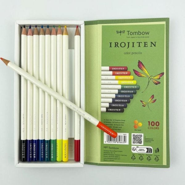 Tombow Irojiten sada pastelek 10ks - Volume 2 - Vivid tone I