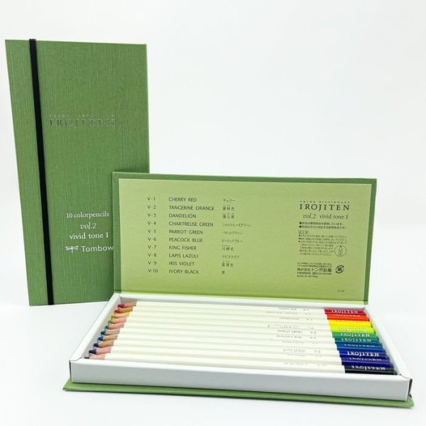 Tombow Irojiten sada pastelek 10ks - Volume 2 - Vivid tone I