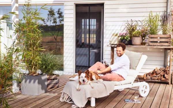 tesa® Magnetická síť do dveří proti hmyzu XL, 1,20 m x 2,40 m, antracitová