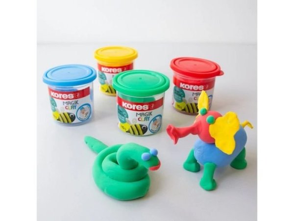Kores Lehká modelovací hmota Magik Clay 40 g – zelená