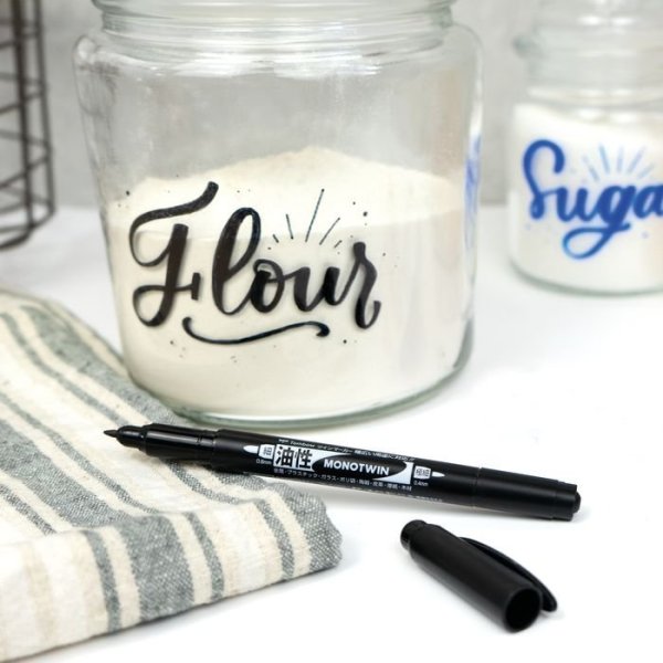 Tombow Oboustranný fineliner Mono Twin, 3 ks