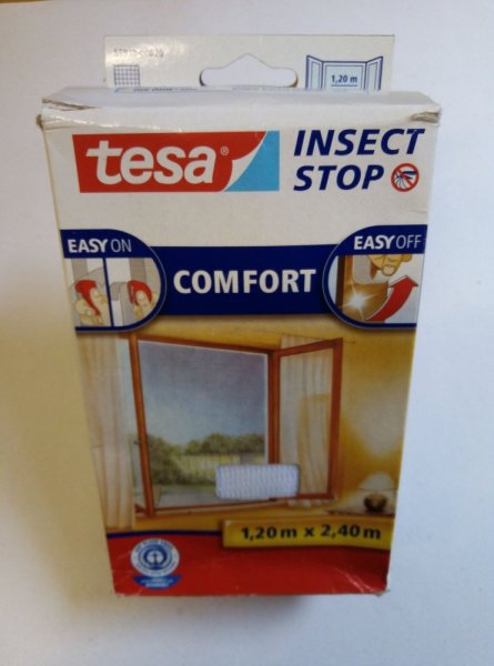 Poškozený obal - Síť proti hmyzu COMFORT, na francouzské okno, bílá, 1,2m x 2,4m