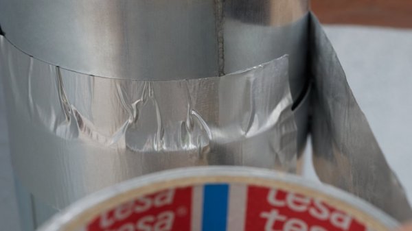 Hliníková páska, tloušťka 50 mikronů, stříbrná, 10m x 50mm