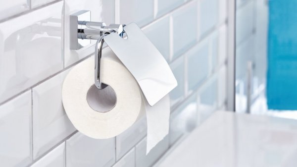 Hukk Držák toaletního papíru s krytem 130mm x 70mm x 140mm