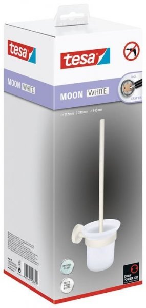 Moon White WC štětka s držákem