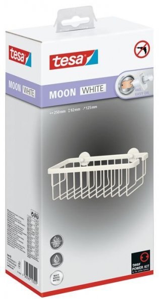Moon White sprchový košík