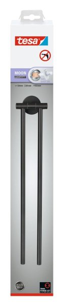 Moon Graphite Držák na ručník dvouramenný 40592