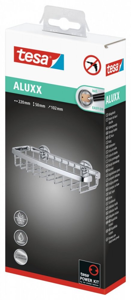 Aluxx Odkládací košík, malý 50mm x 220mm x 102mm