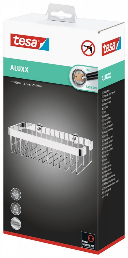 Aluxx Odkládací košík, střední 87mm x 300mm x 147mm