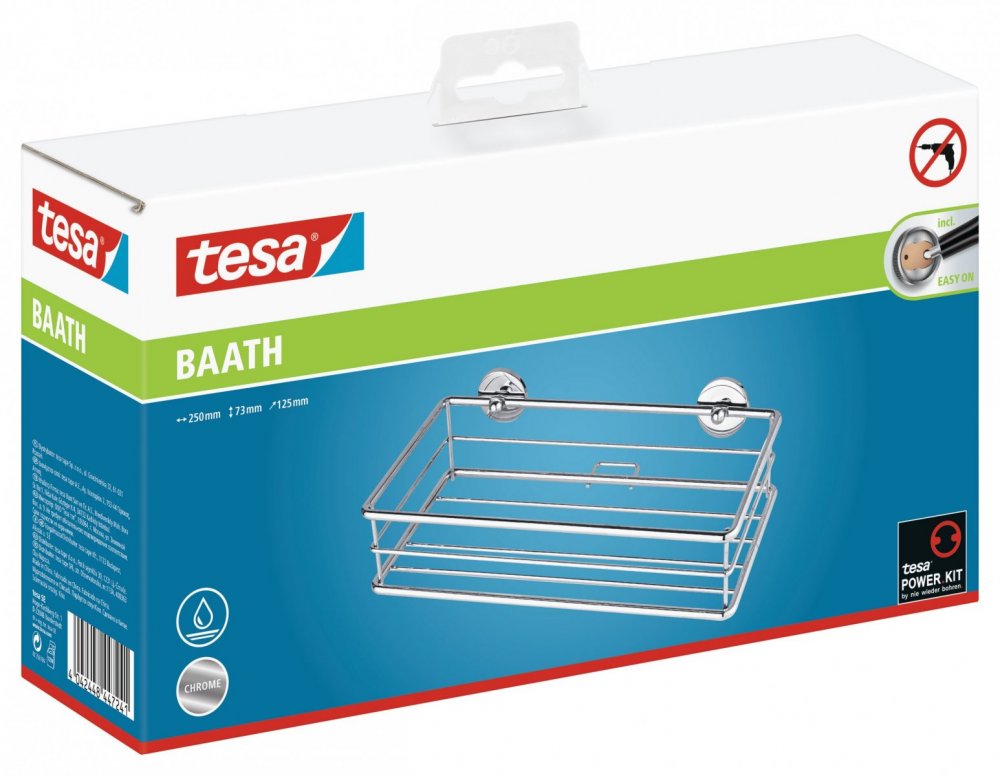 Baath Odkládací košík, střední 73mm x 250mm x 125mm