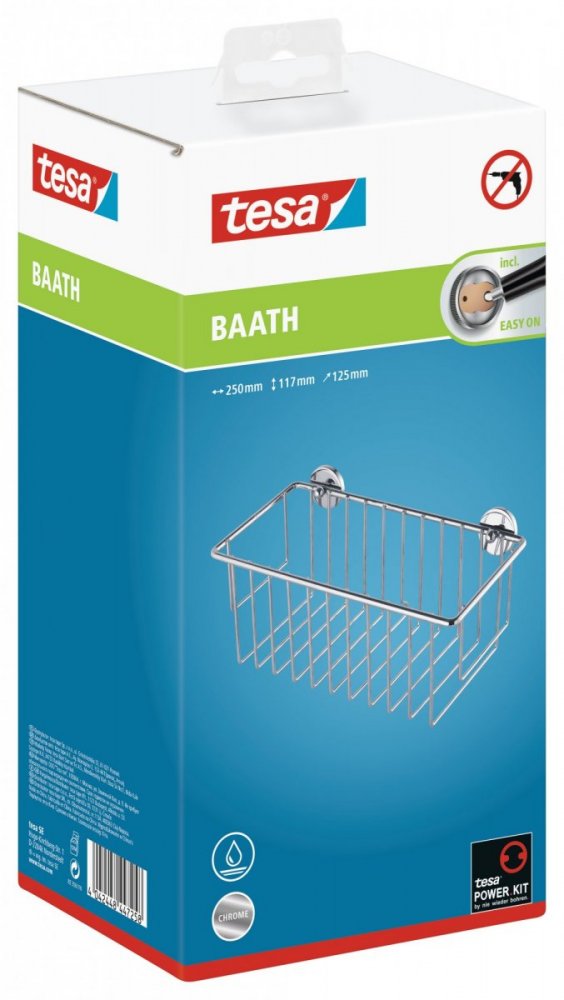 Baath Odkládací košík, velký, obdélníkový 117mm x 250mm x 125mm