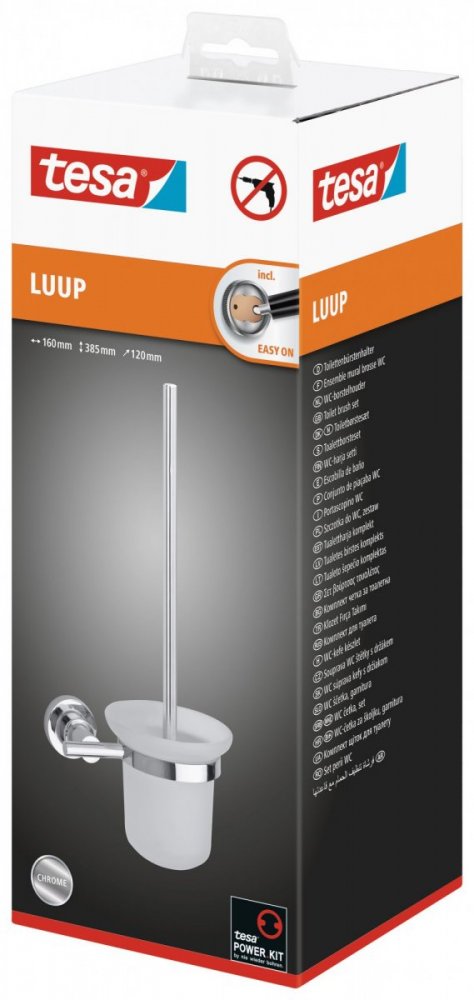 Luup Souprava WC štětky s držákem 385mm x 120mm x 160mm