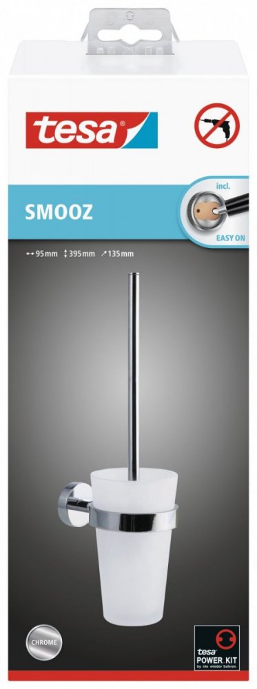 Poškozený obal - Smooz Souprava WC štětky s držákem 395mm x 135mm x 95mm