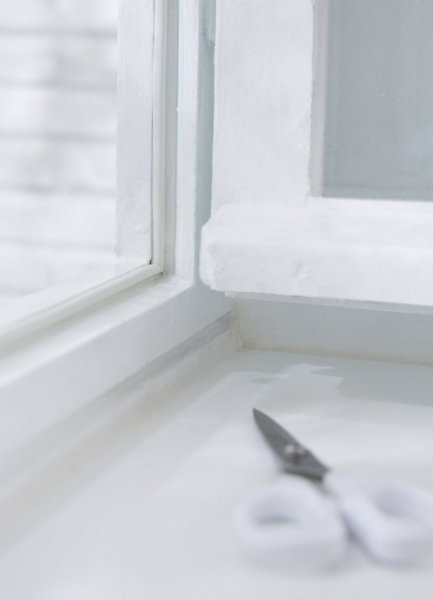Gumové těsnění, bílé, na okna a dveře, P profil, 6m