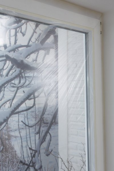 Thermo Cover, transparentní fólie na rám okna, průhledná, 1,7m x 1,5m