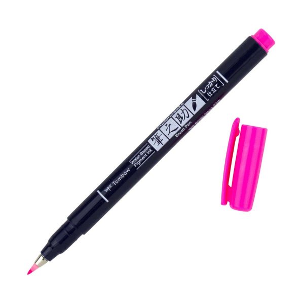 Tombow Štětcový fix Fudenosuke, neon pink