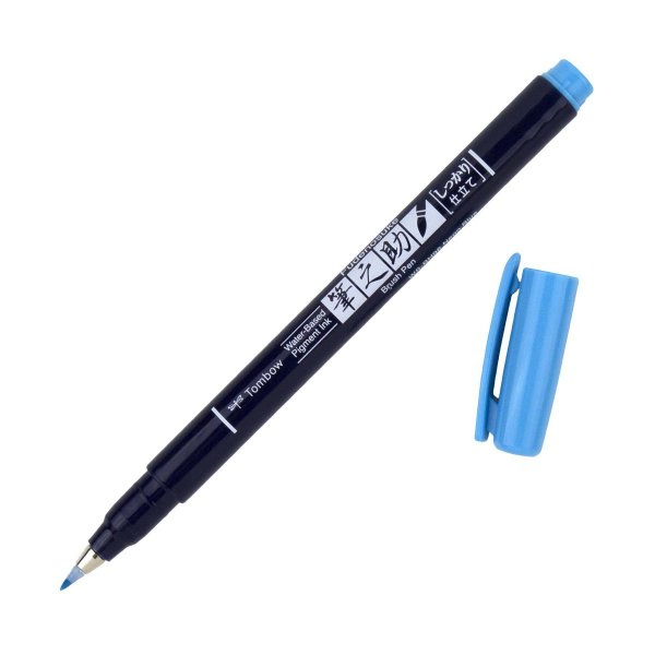 Tombow Štětcový fix Fudenosuke, neon blue