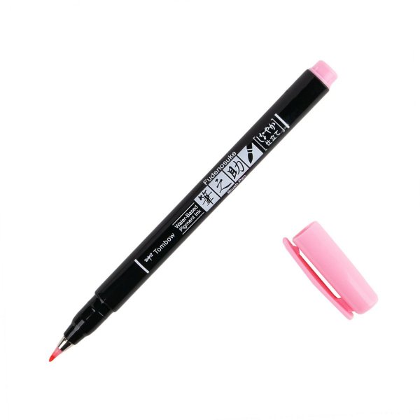 Tombow Štětcový fix Fudenosuke pastel, pastelově růžový