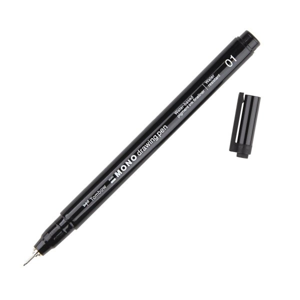 Tombow Fineliner MONO drawing pen sada Fine, 4ks