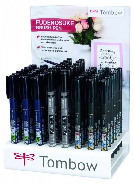 Tombow Štětcové fixy Fudenosuke, sada 48 ks
