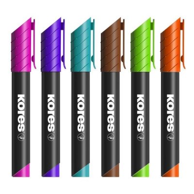 K-MARKER Permanentní popisovač, kulatý hrot 3 mm, světle zelený