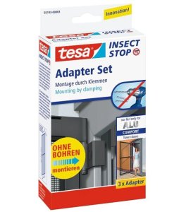 Sada pro zavěšení rámu COMFORT do dveří bez vrtání, antracit, kompletní sada