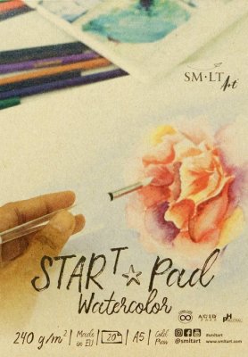 SMLT art Blok START, akvarel, A5, 20 listů, 240g/m2