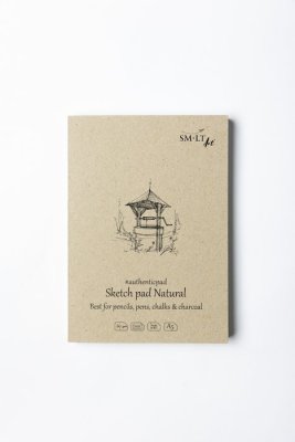 SMLT art Blok Authentic, přírodní, A5, 100 listů, 80g/m2