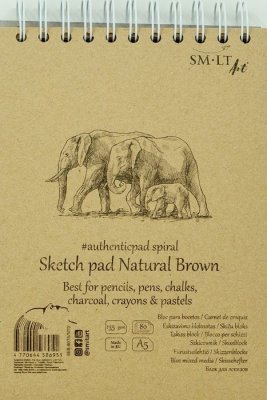 Kalia - 5EB-80TS_NTB_SMLTArt_AuthenticpadSpiral_NaturalBrownSketchPad_A5.jpg